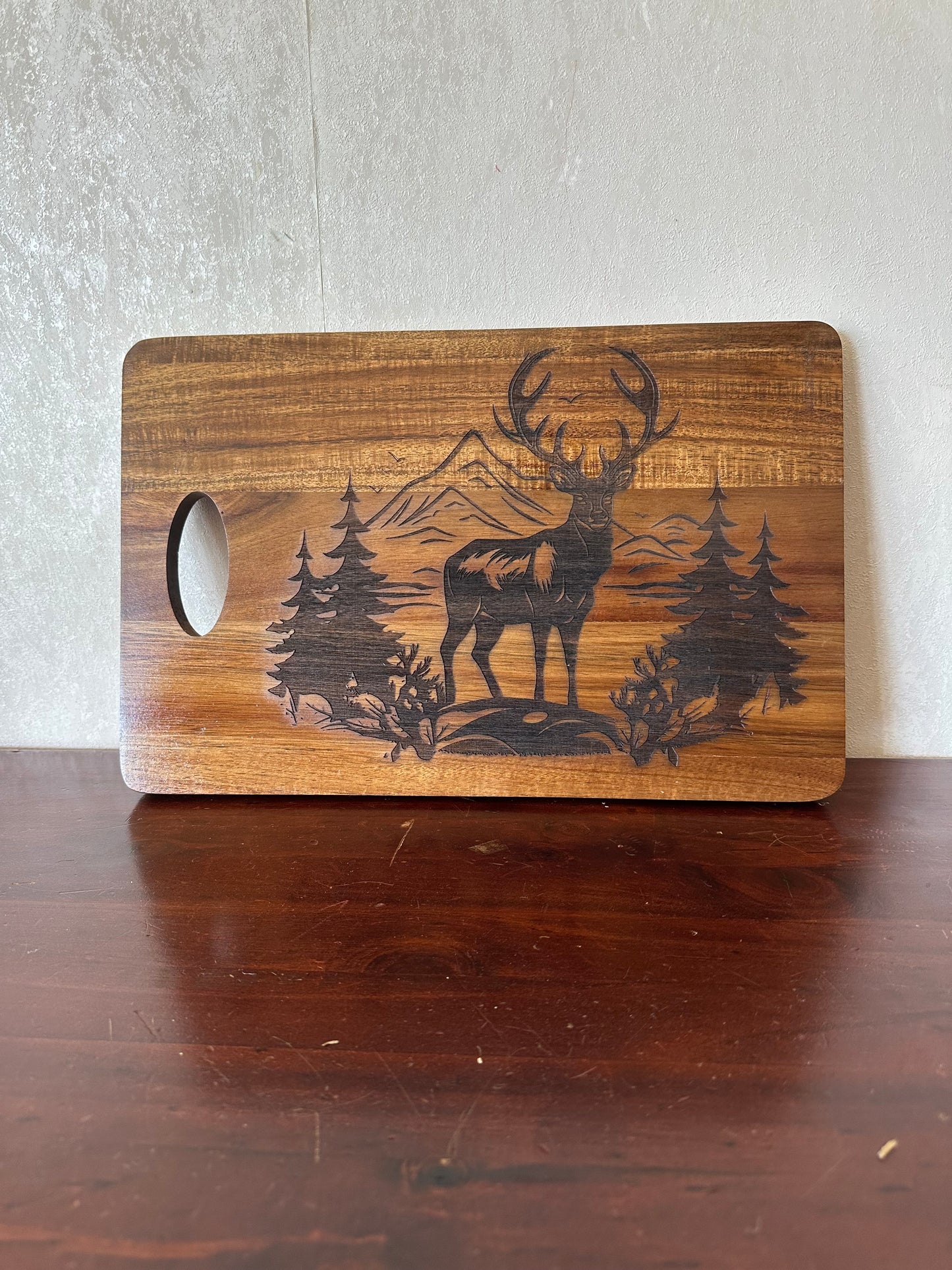 Acacia Chopping Board - Medium - Laser Wood Designs