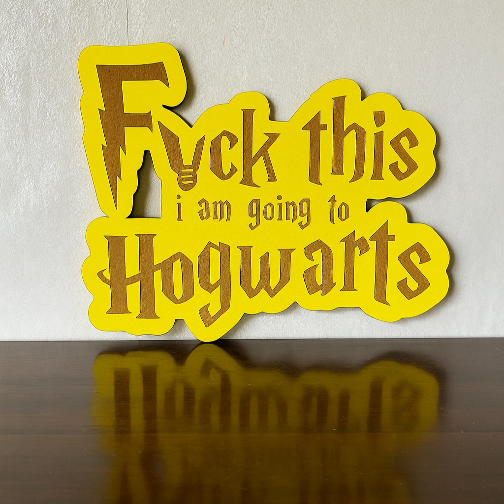Hogwarts - Laser Wood Designs