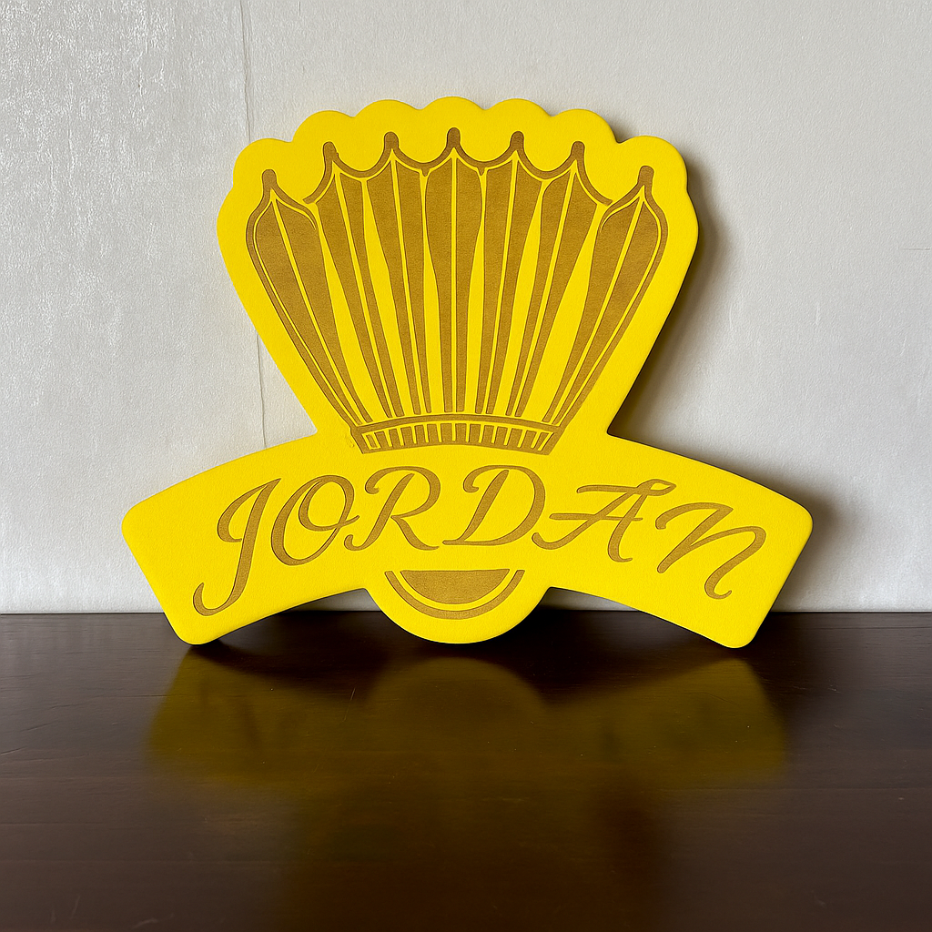 Badminton Name Plaque - Laser Wood Designs