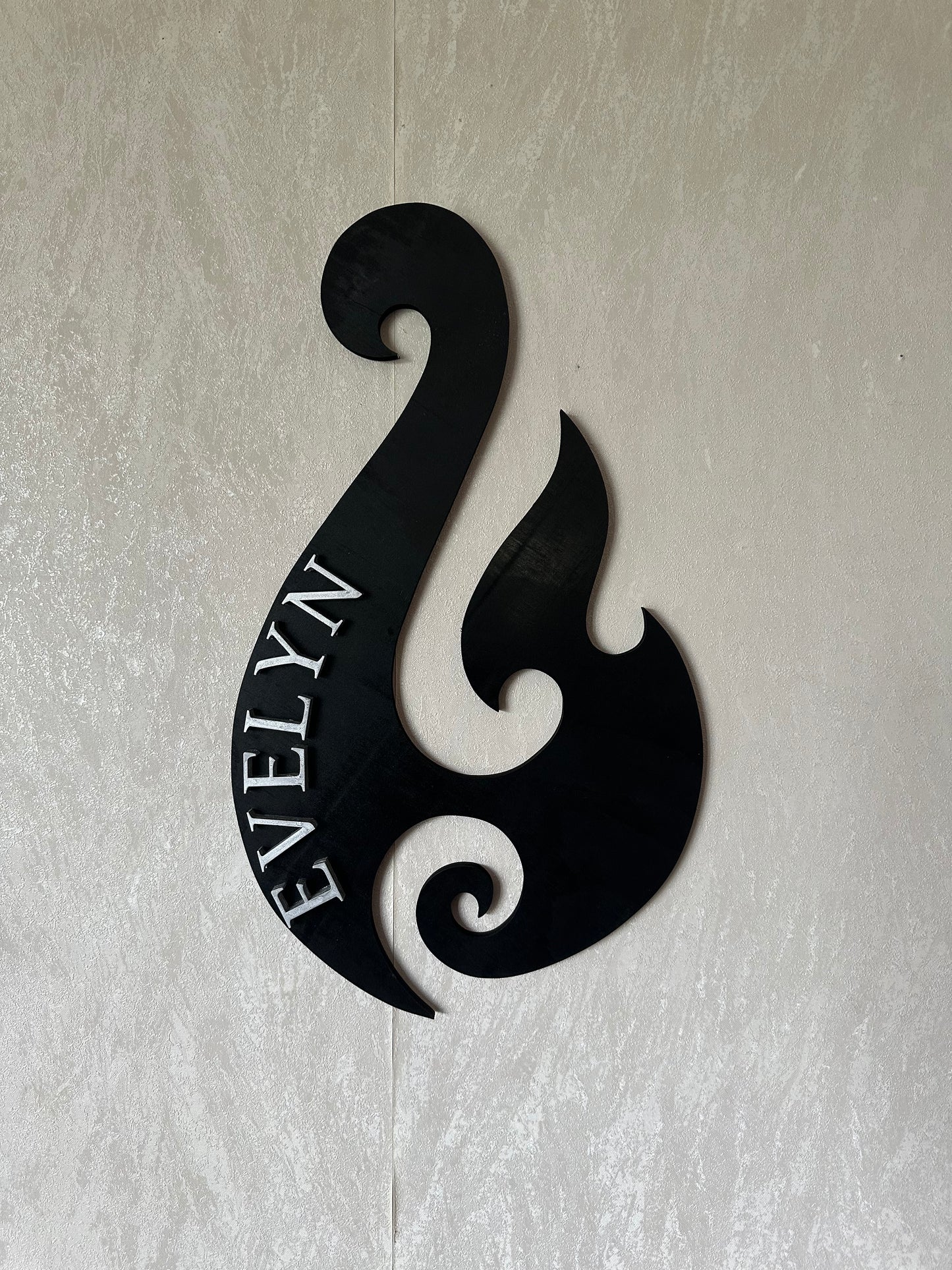 Maori Hook Design - Laser Wood Designs