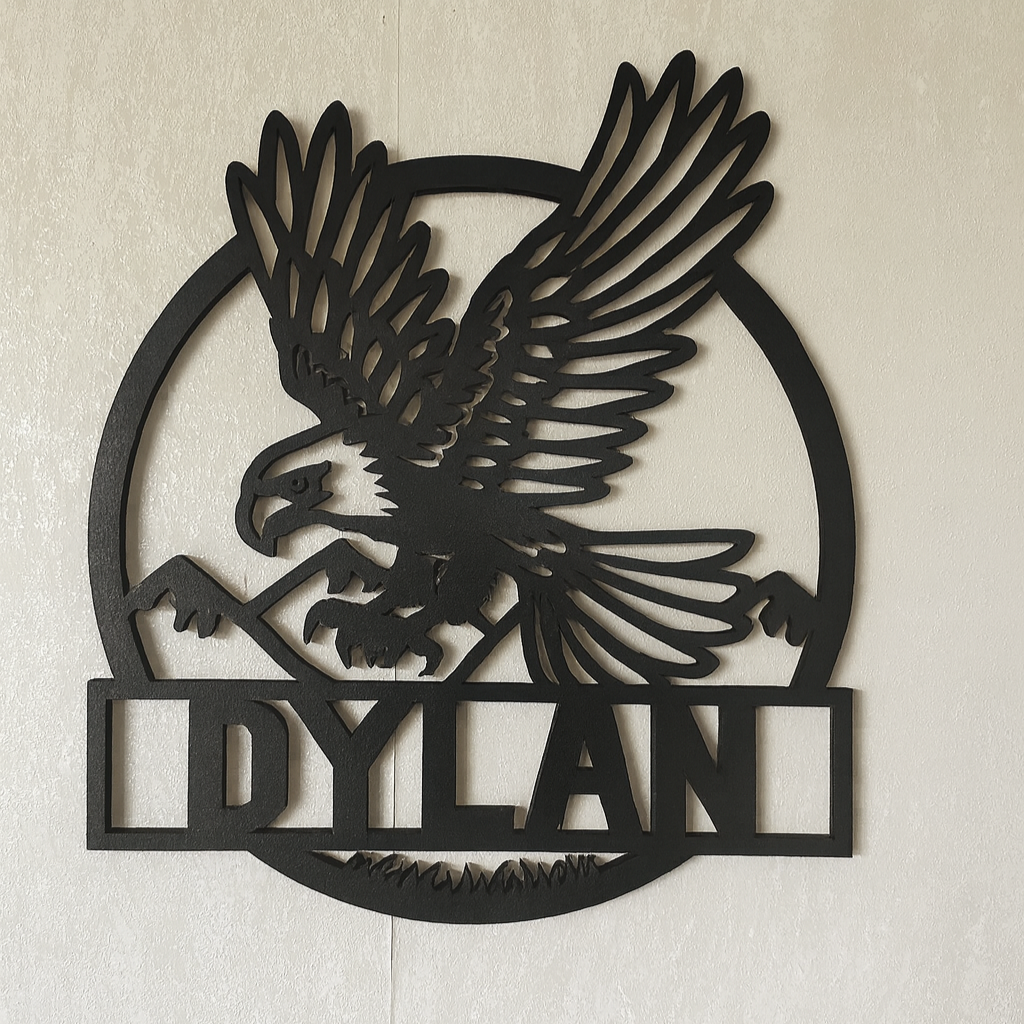 Eagle Design Name - Laser Wood Designs