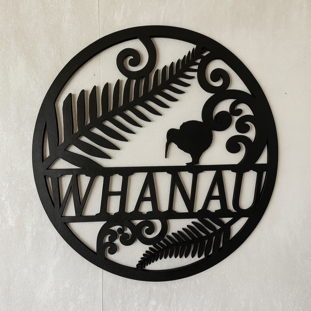 Whanau Wall Art - Laser Wood Designs