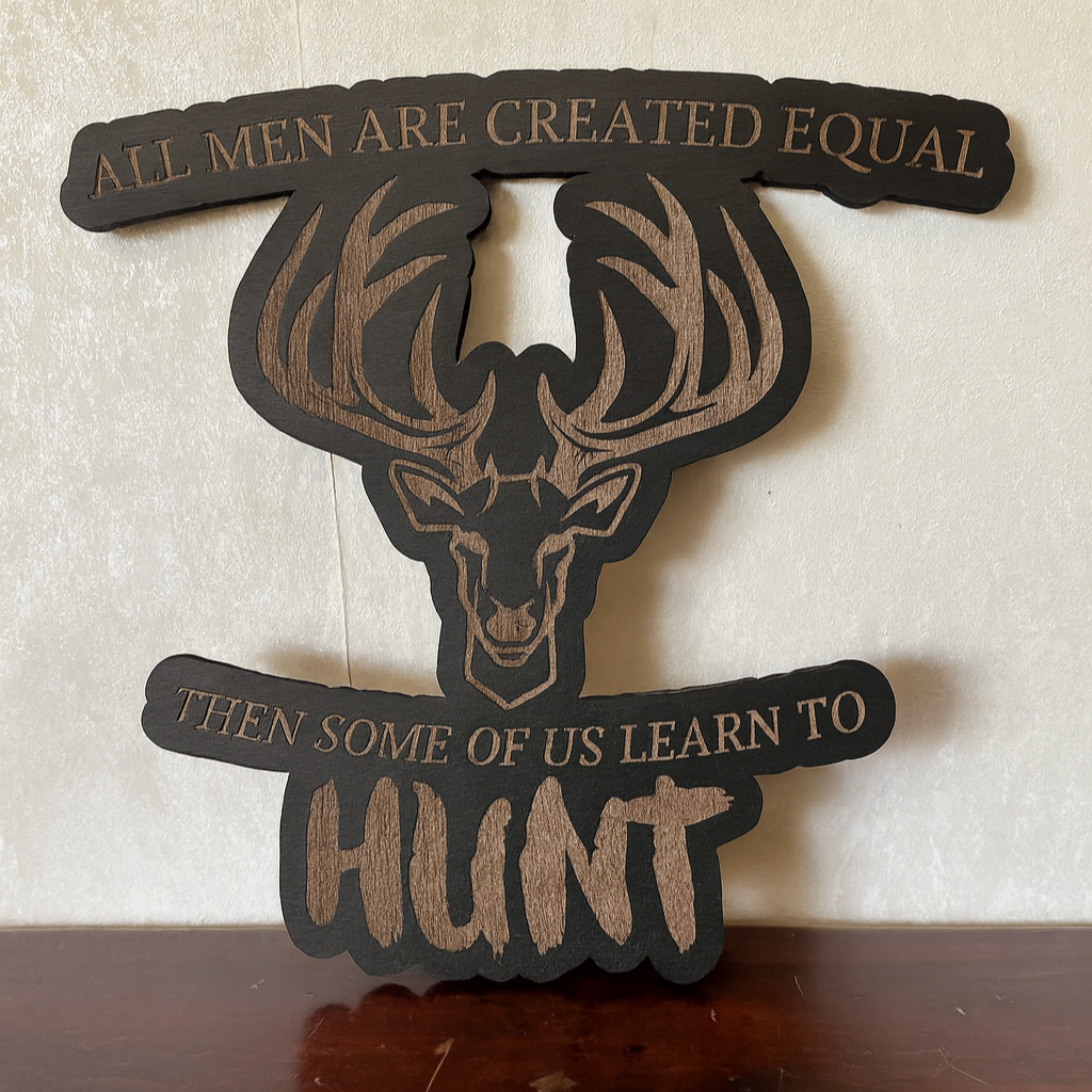 Born to Hunt - Laser Wood Designs