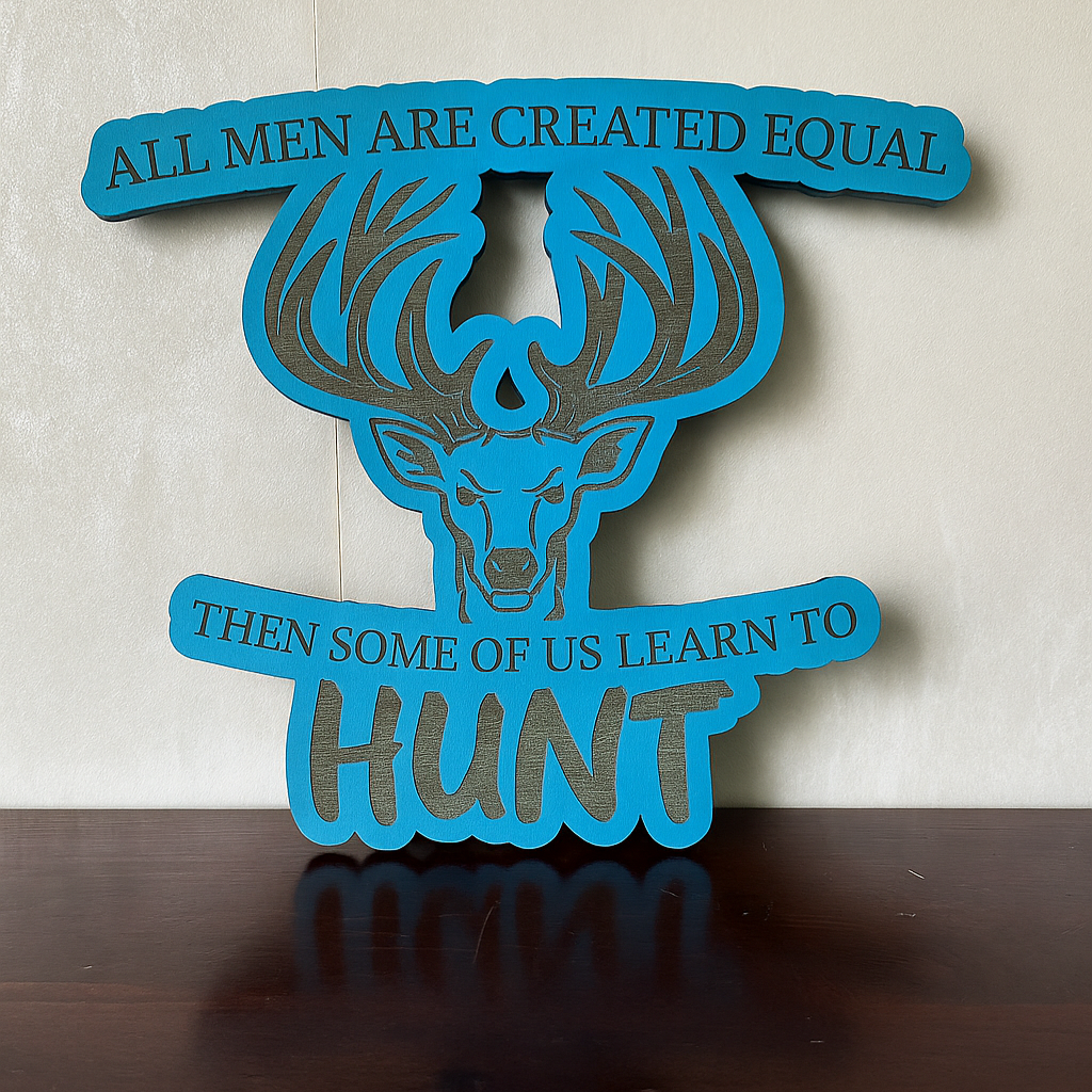 Born to Hunt - Laser Wood Designs
