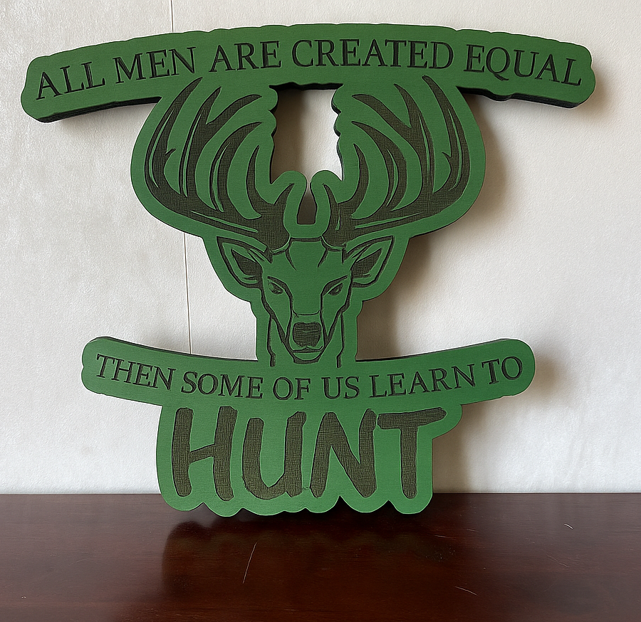 Born to Hunt - Laser Wood Designs