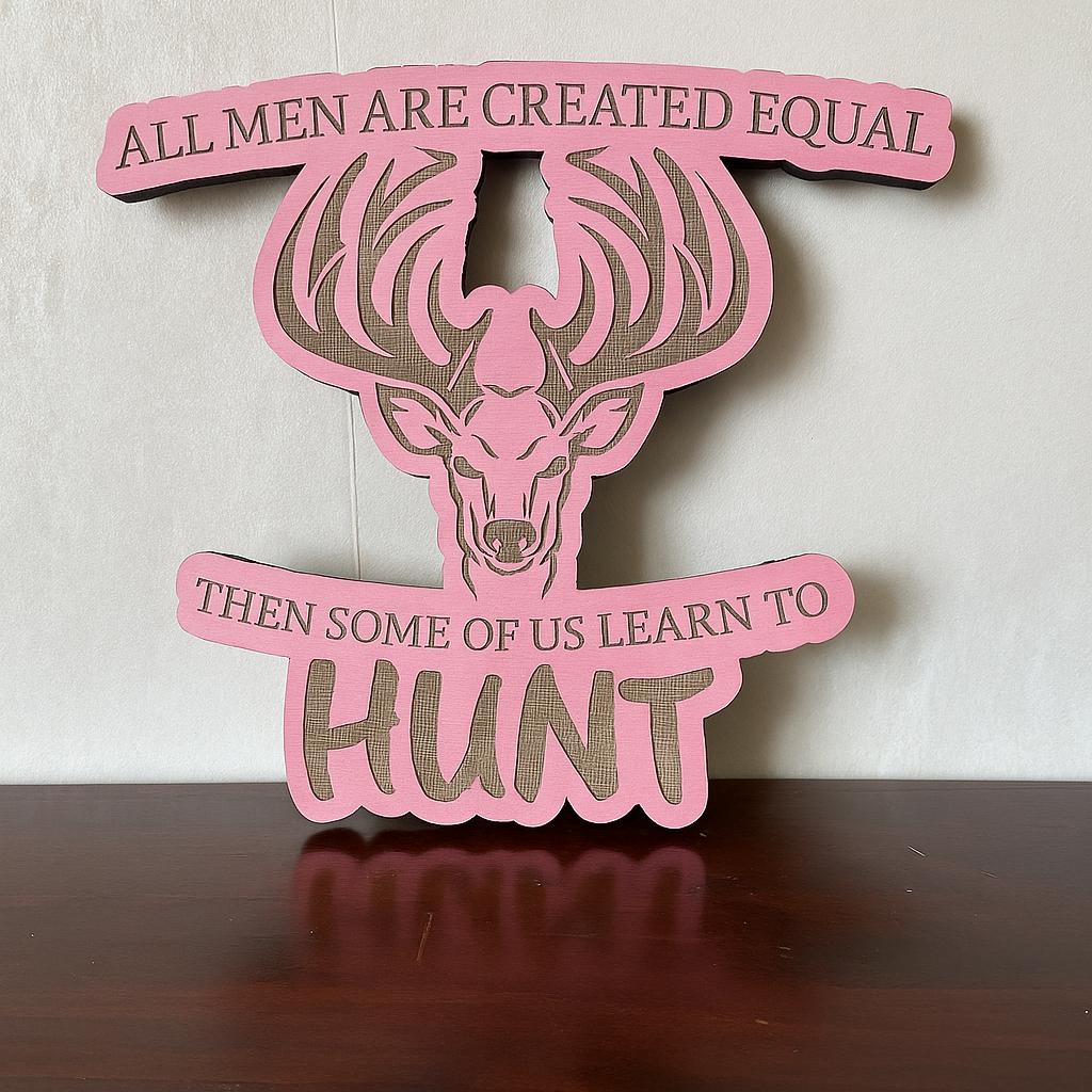 Born to Hunt - Laser Wood Designs