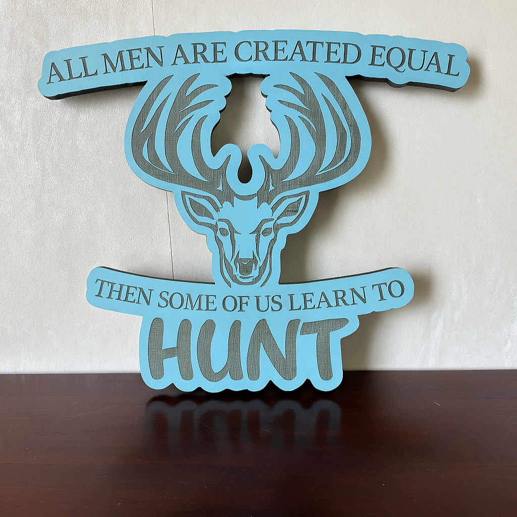 Born to Hunt - Laser Wood Designs