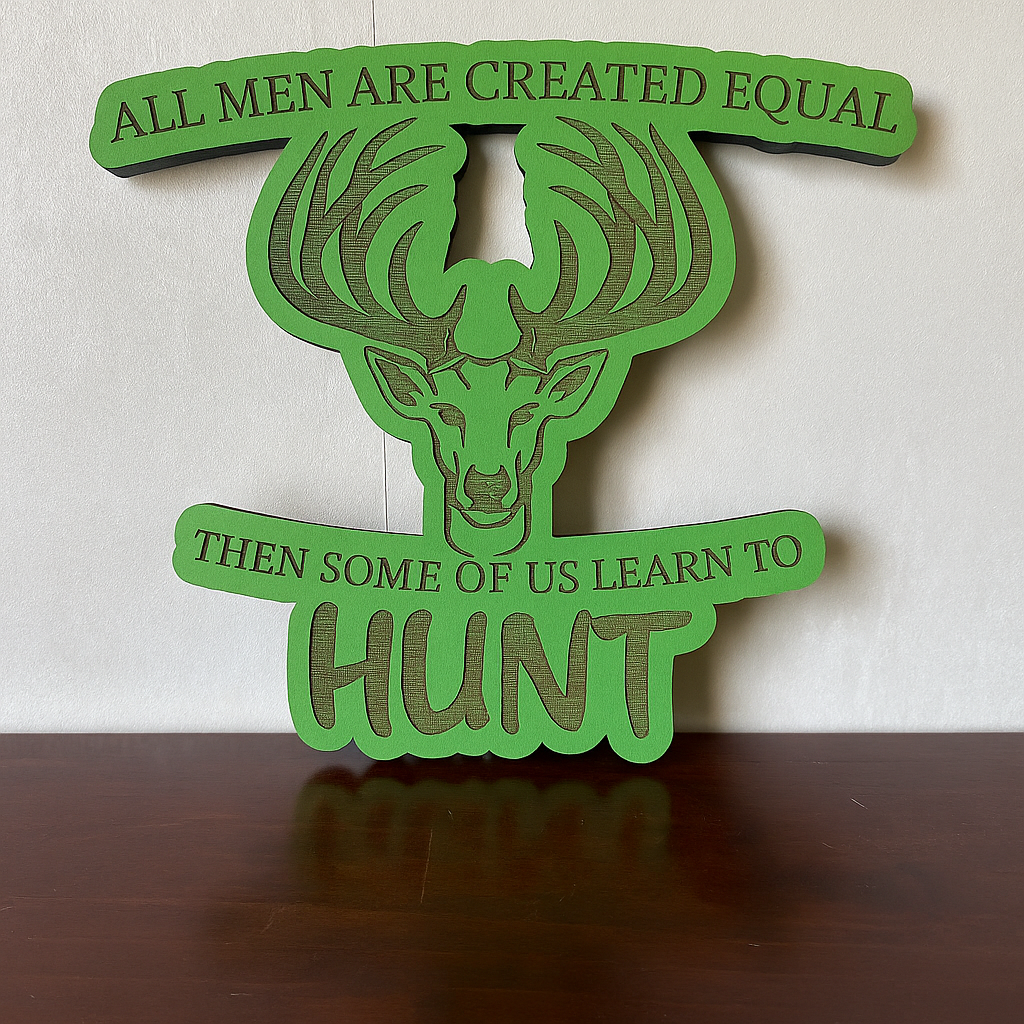 Born to Hunt - Laser Wood Designs