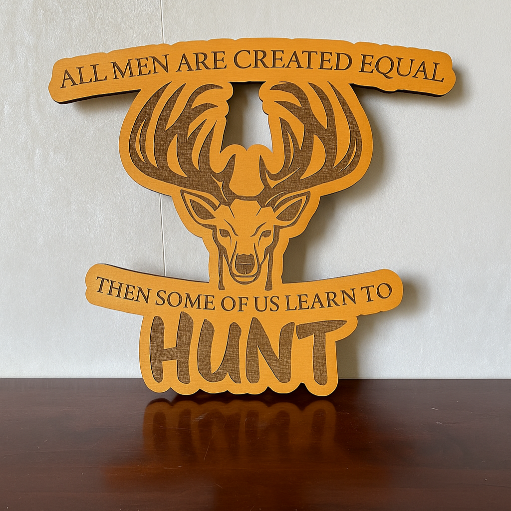 Born to Hunt - Laser Wood Designs