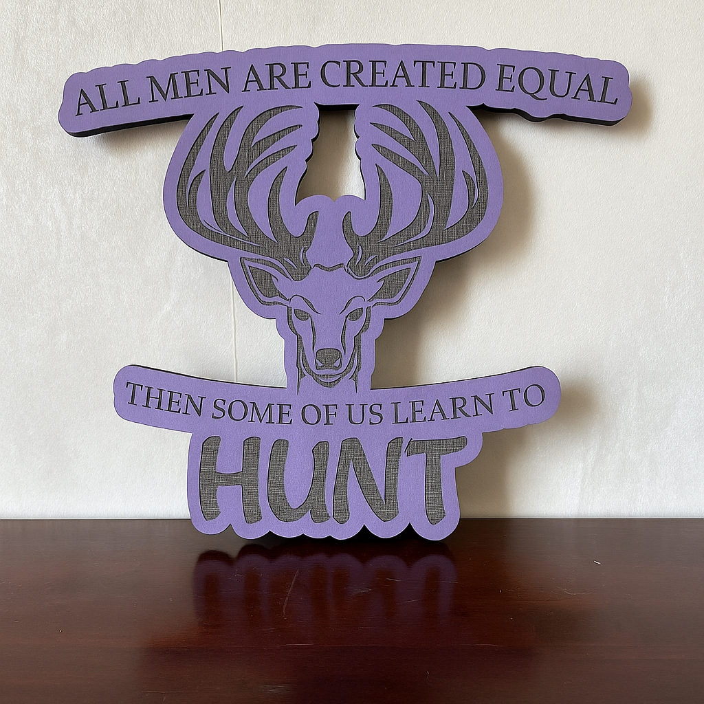 Born to Hunt - Laser Wood Designs