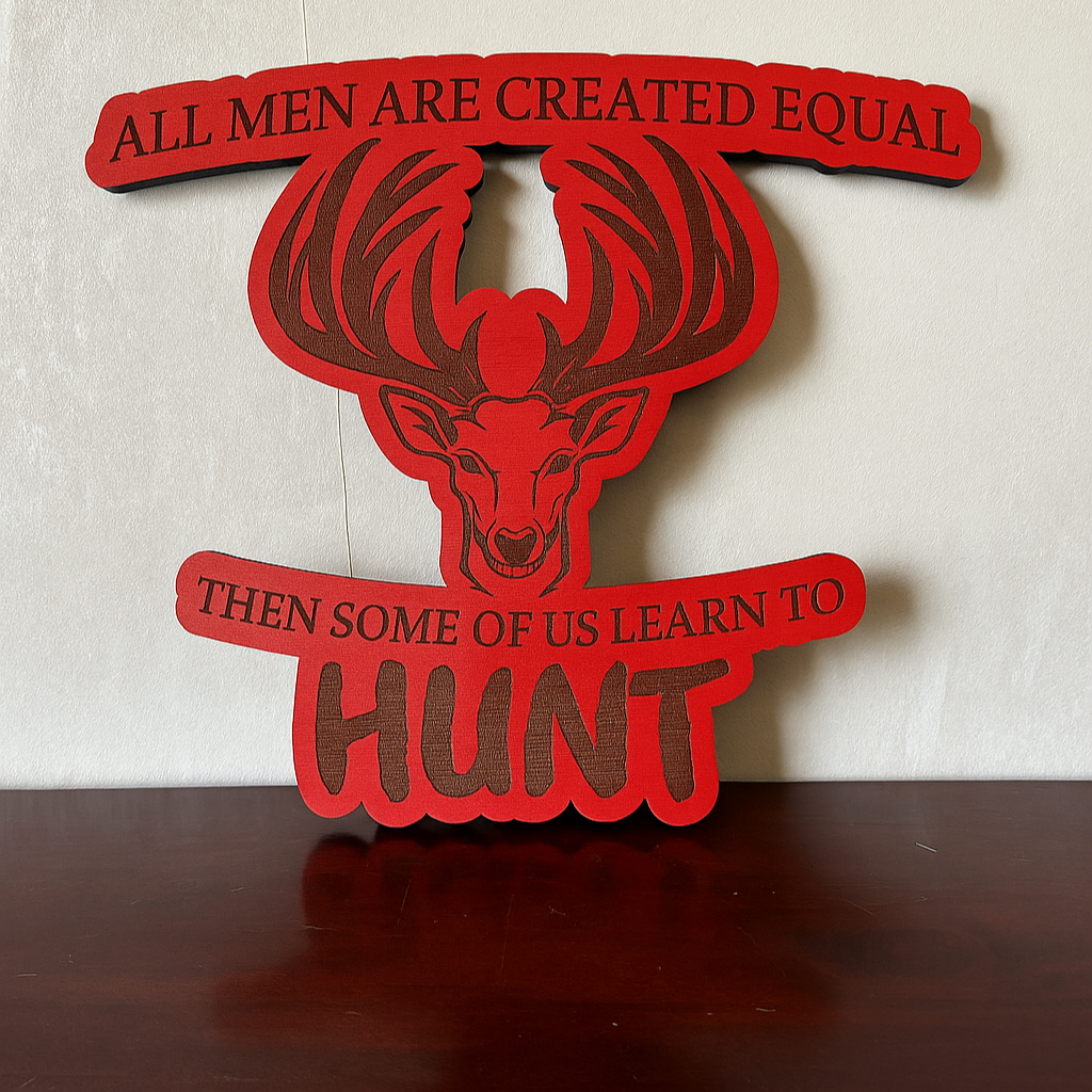 Born to Hunt - Laser Wood Designs