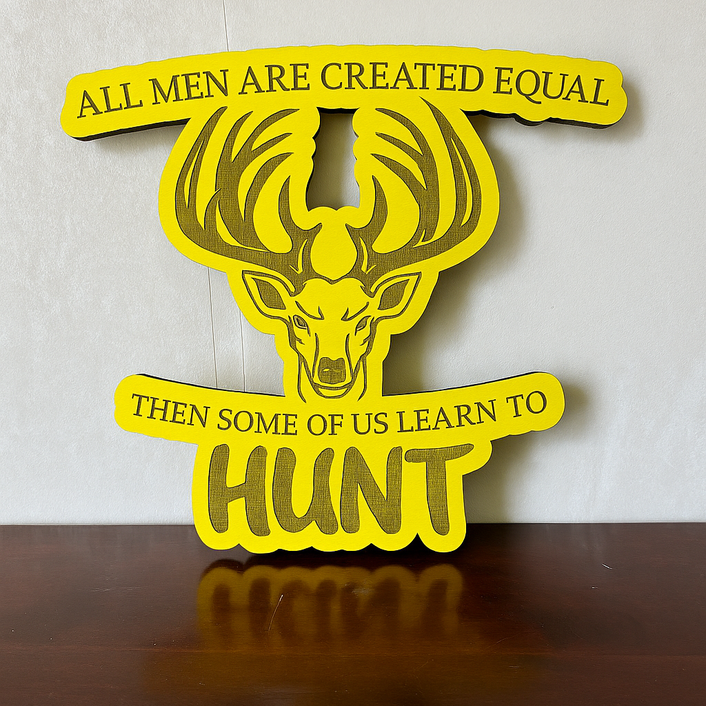 Born to Hunt - Laser Wood Designs