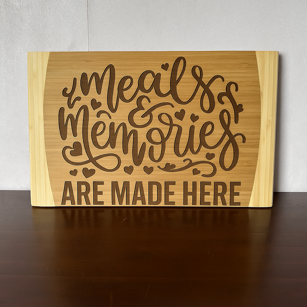 Meals & Memories are Made Here - Laser Wood Designs