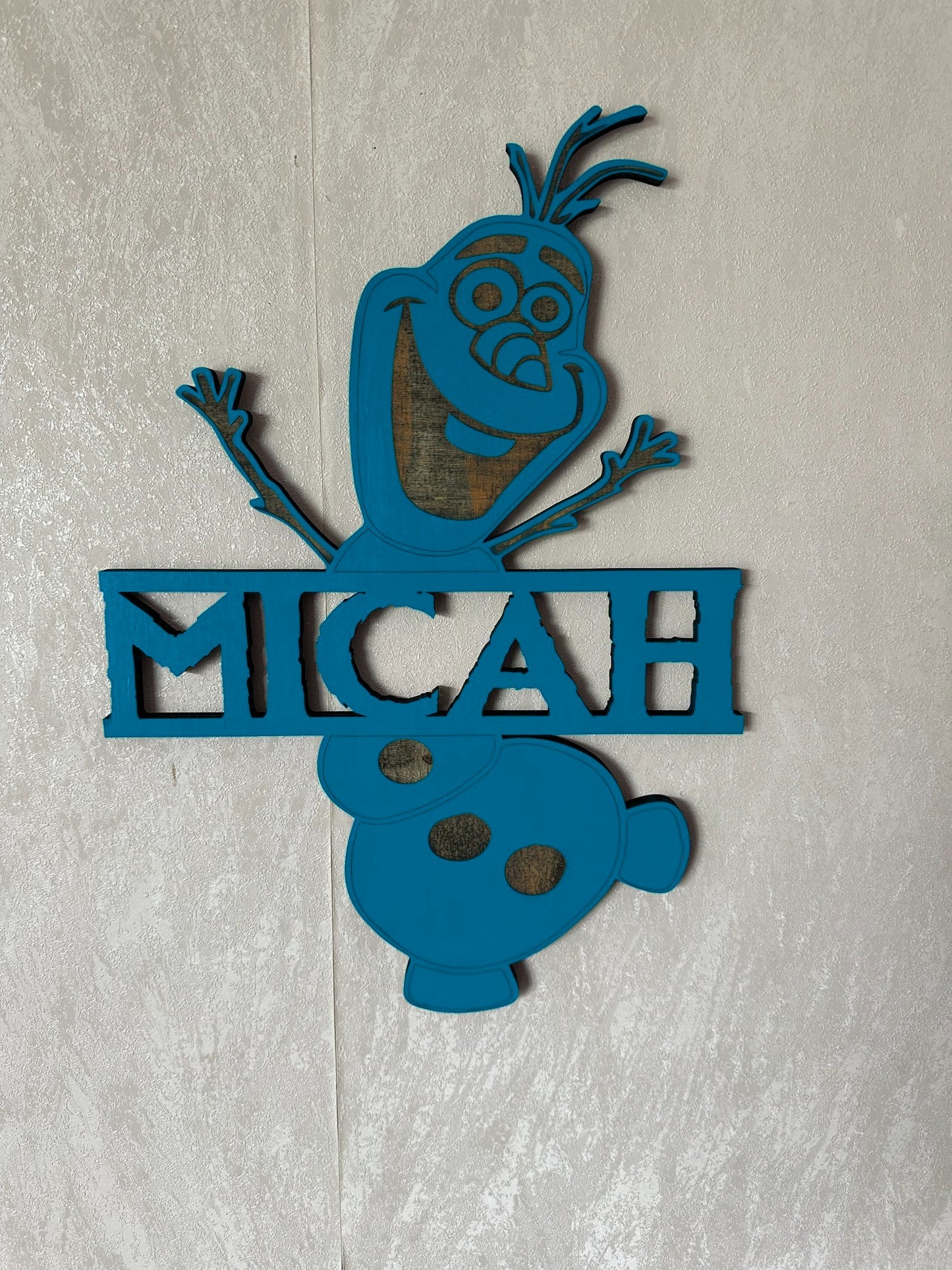 Snowman Name - Laser Wood Designs