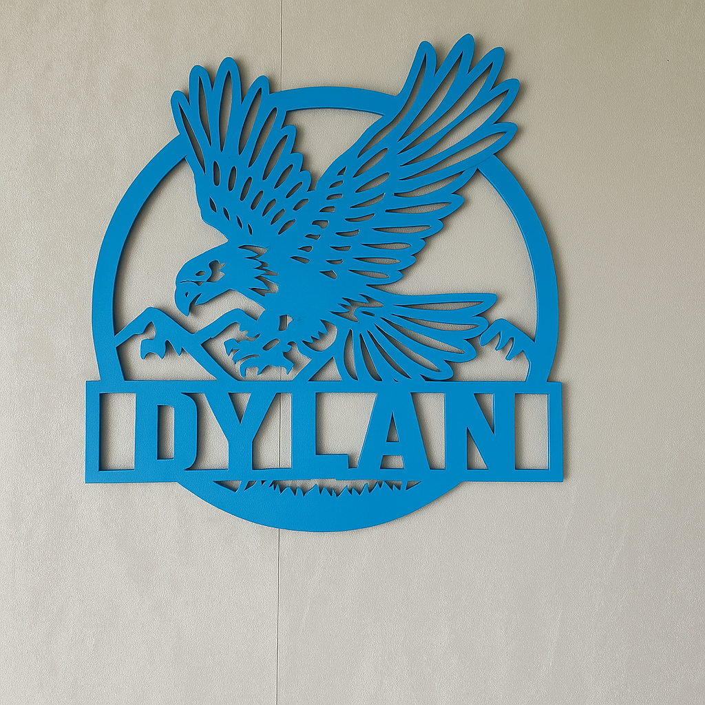 Eagle Design Name - Laser Wood Designs