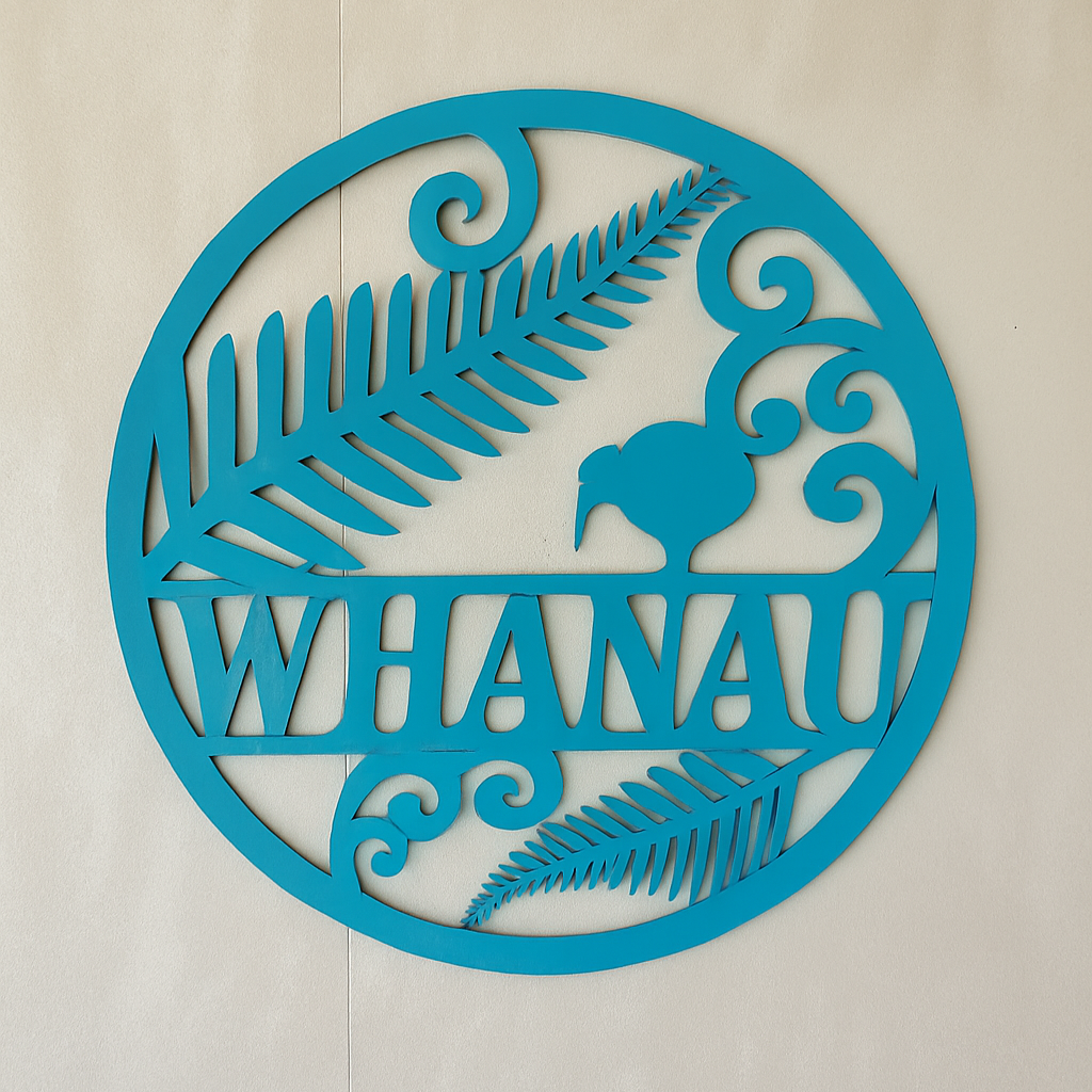 Whanau Wall Art - Laser Wood Designs