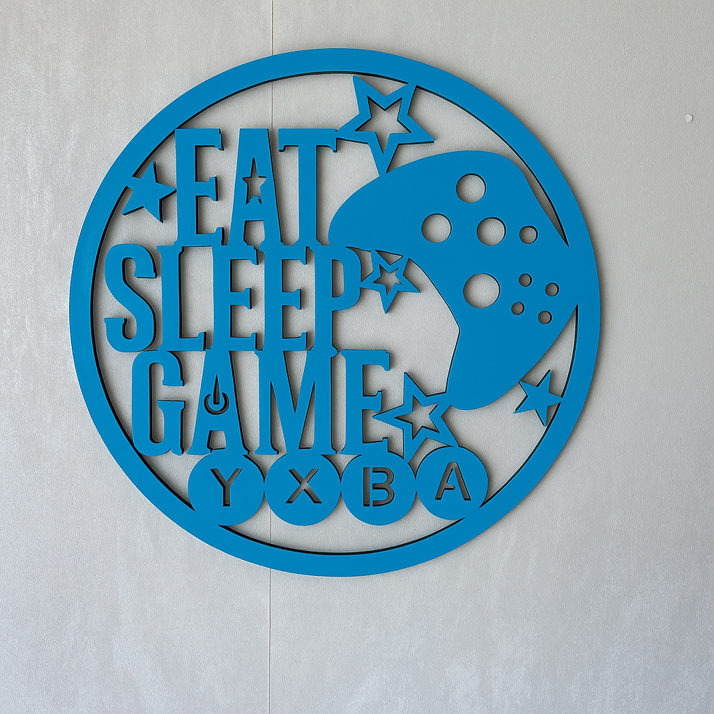 Eat Sleep Game - Laser Wood Designs
