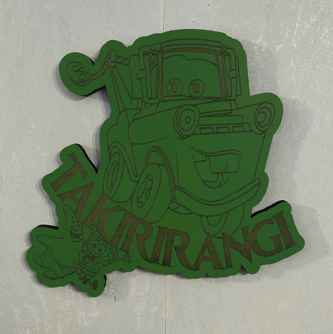 Tow Truck Name - Laser Wood Designs