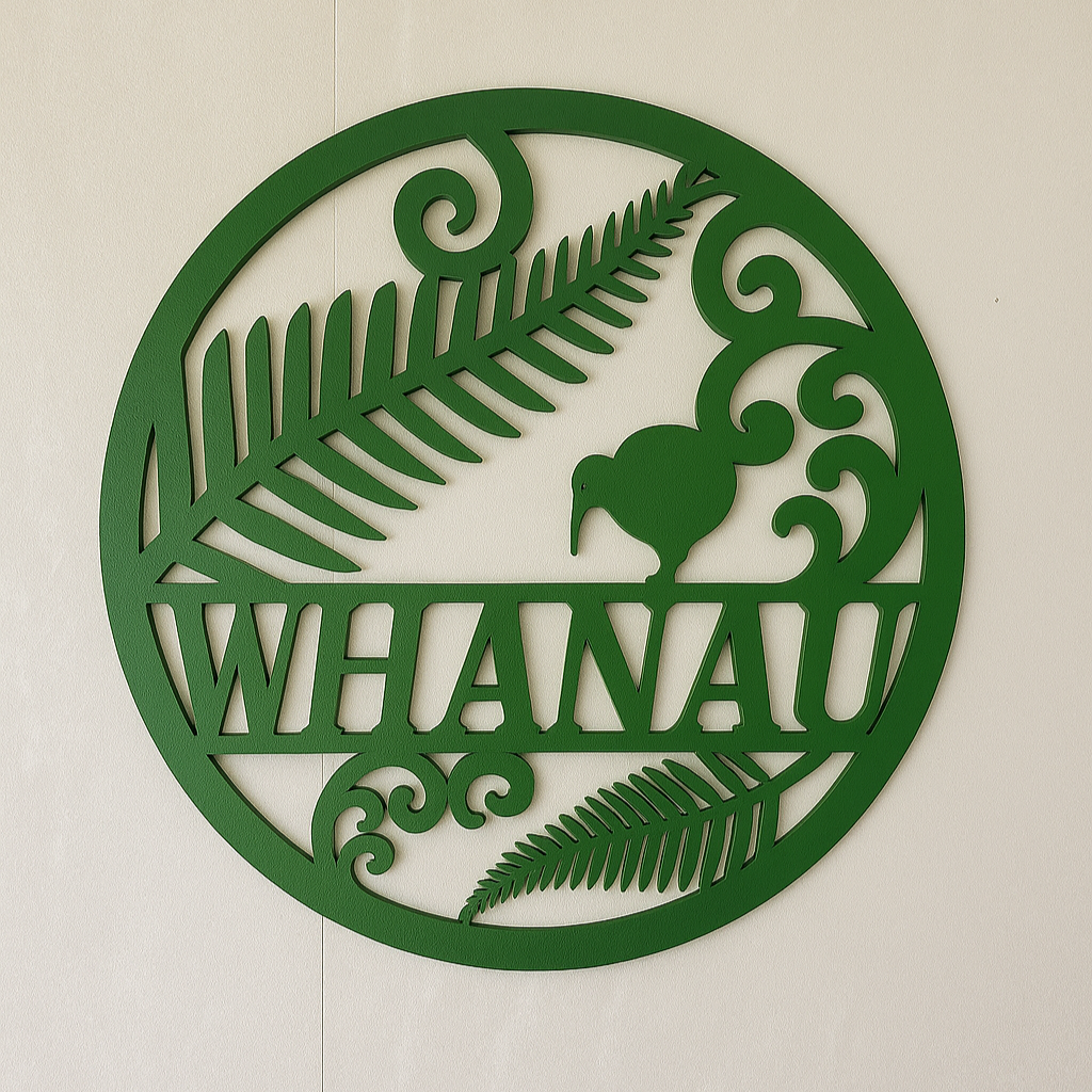 Whanau Wall Art - Laser Wood Designs