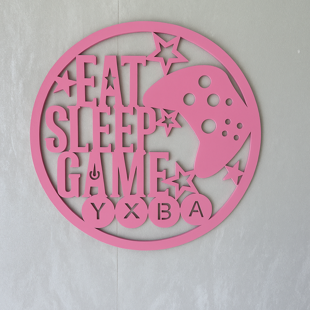 Eat Sleep Game - Laser Wood Designs