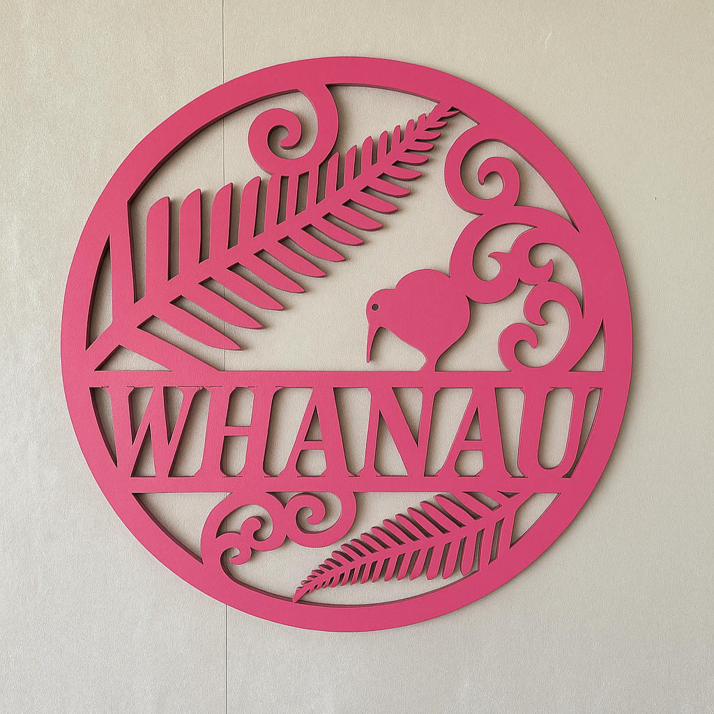Whanau Wall Art - Laser Wood Designs