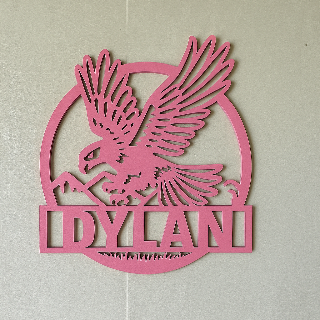 Eagle Design Name - Laser Wood Designs