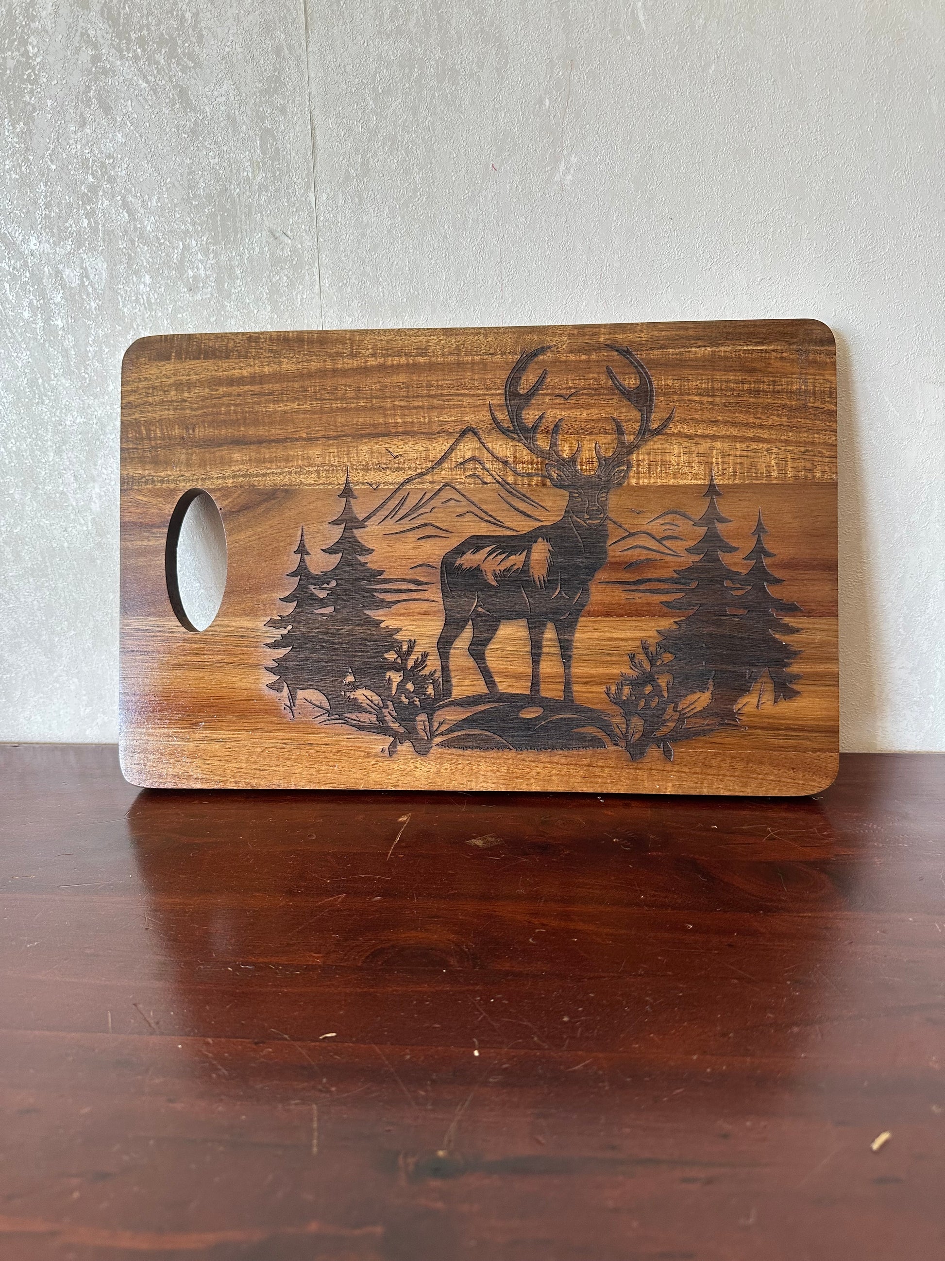 Acacia Chopping Board - Medium - Laser Wood Designs