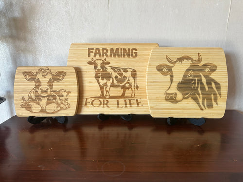 Farming - Chopping Board Set - Laser Wood Designs