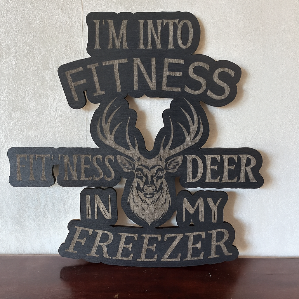Deer in my Freezer - Laser Wood Designs