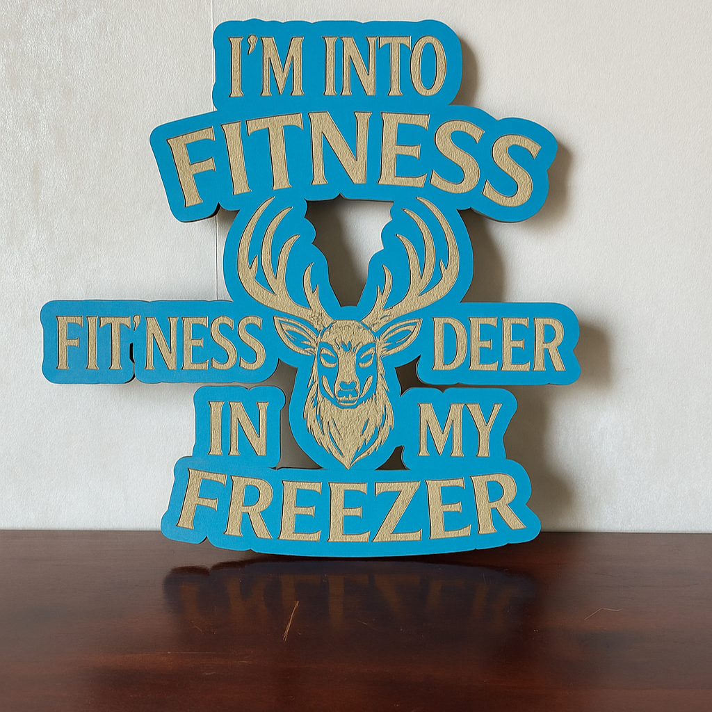 Deer in my Freezer - Laser Wood Designs
