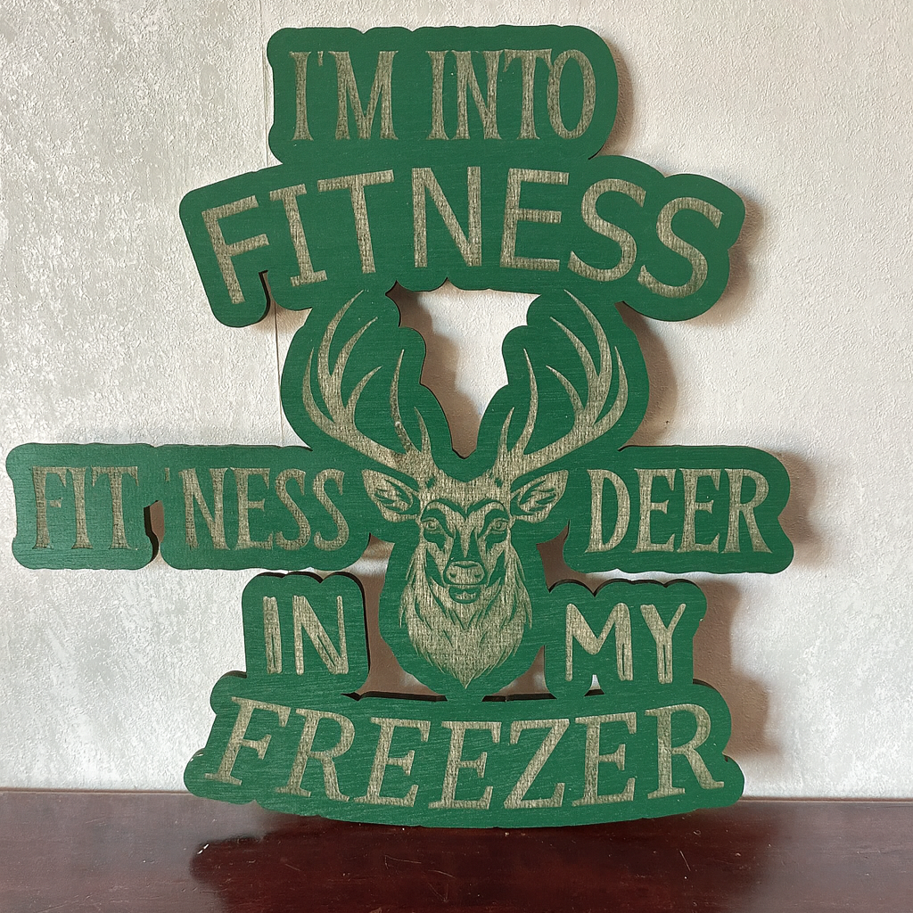 Deer in my Freezer - Laser Wood Designs