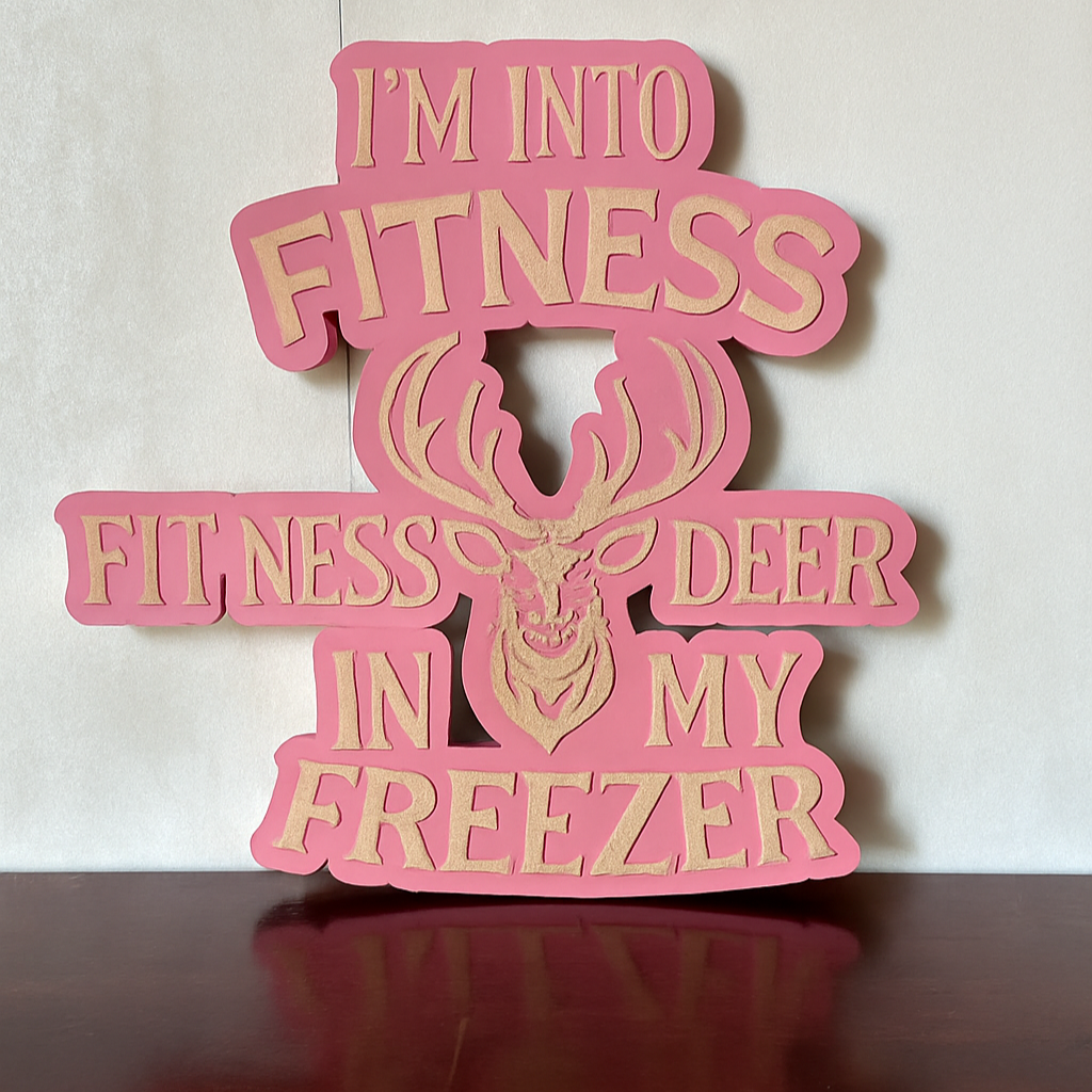 Deer in my Freezer - Laser Wood Designs