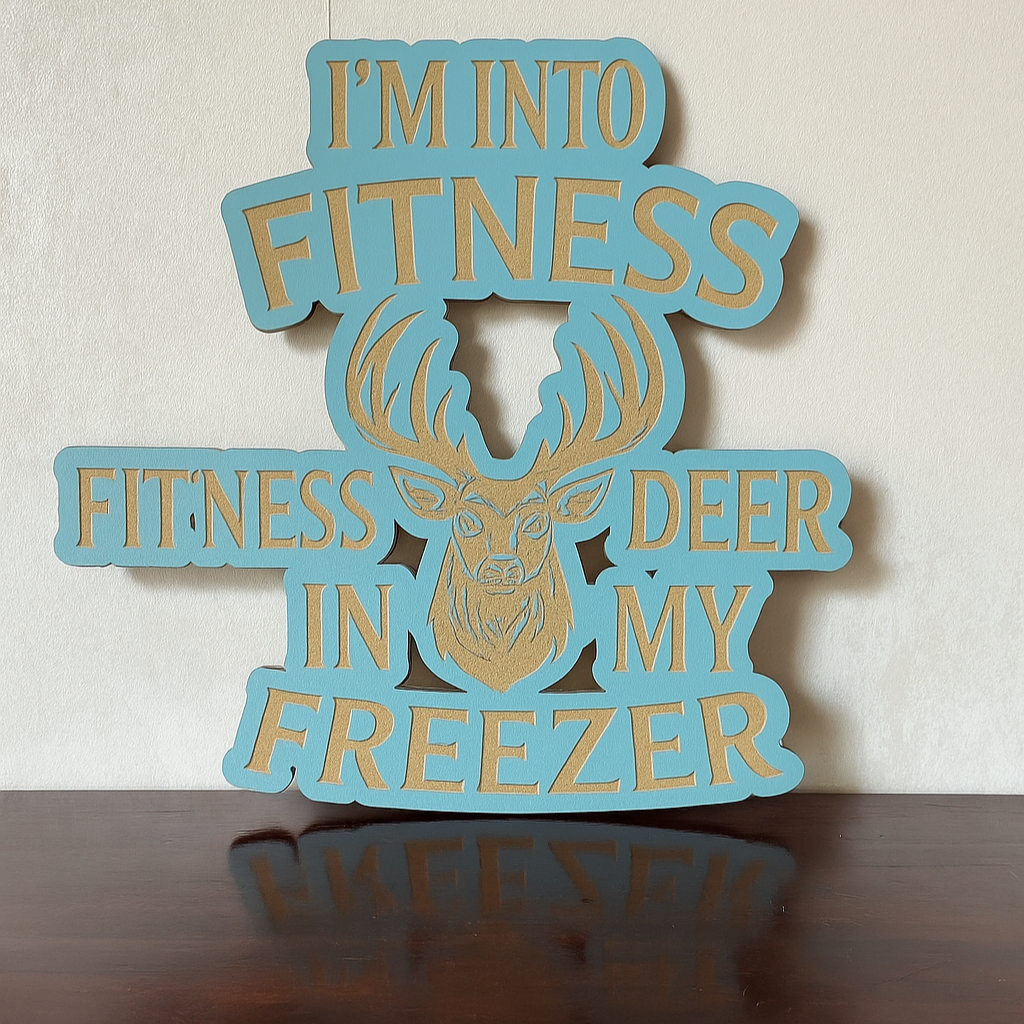 Deer in my Freezer - Laser Wood Designs