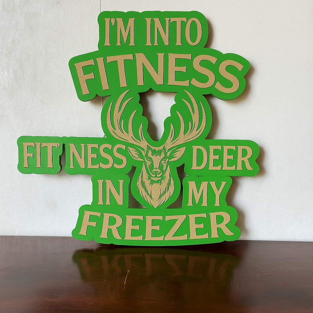 Deer in my Freezer - Laser Wood Designs