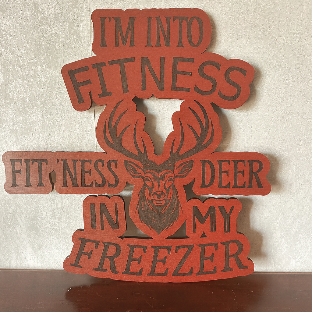 Deer in my Freezer - Laser Wood Designs