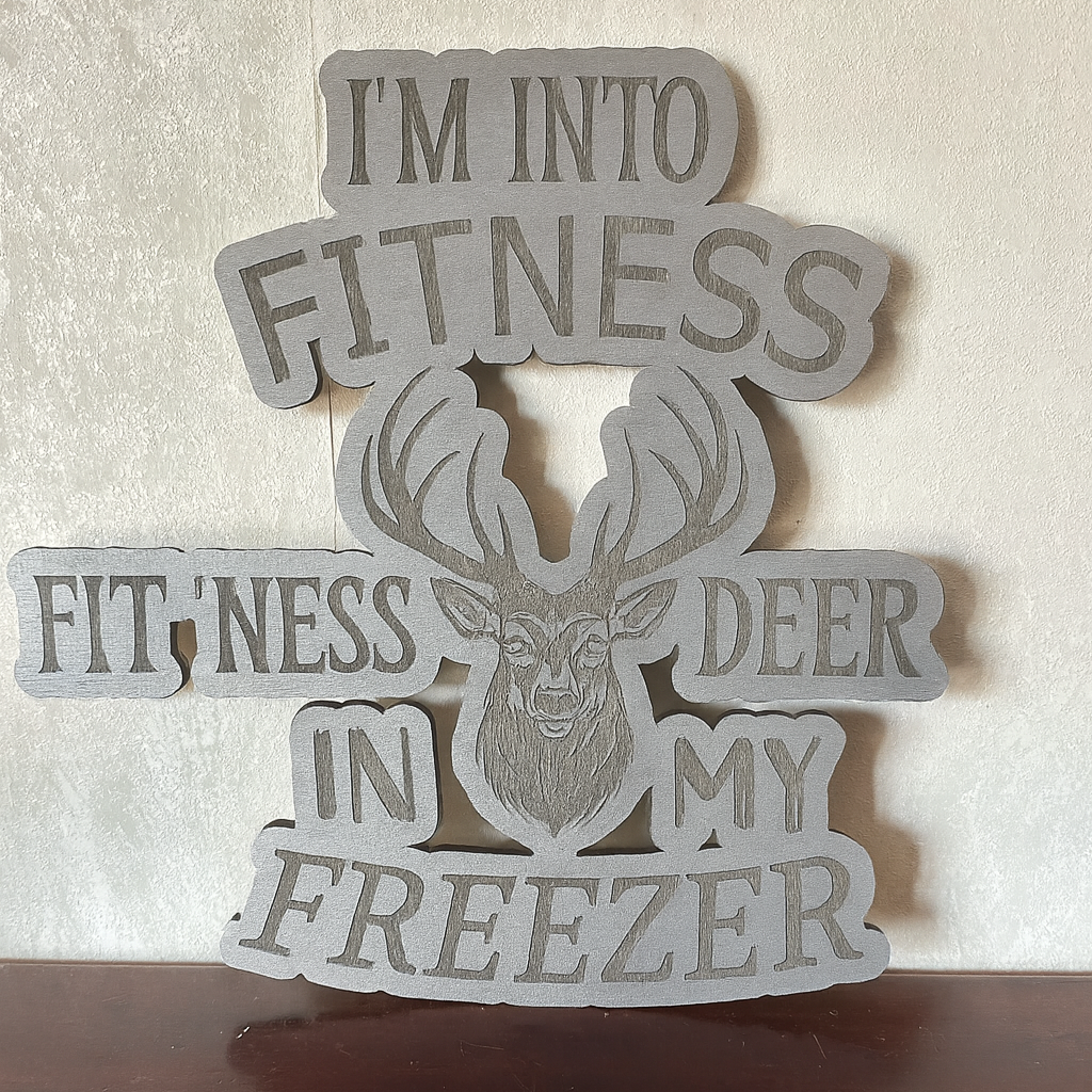 Deer in my Freezer - Laser Wood Designs