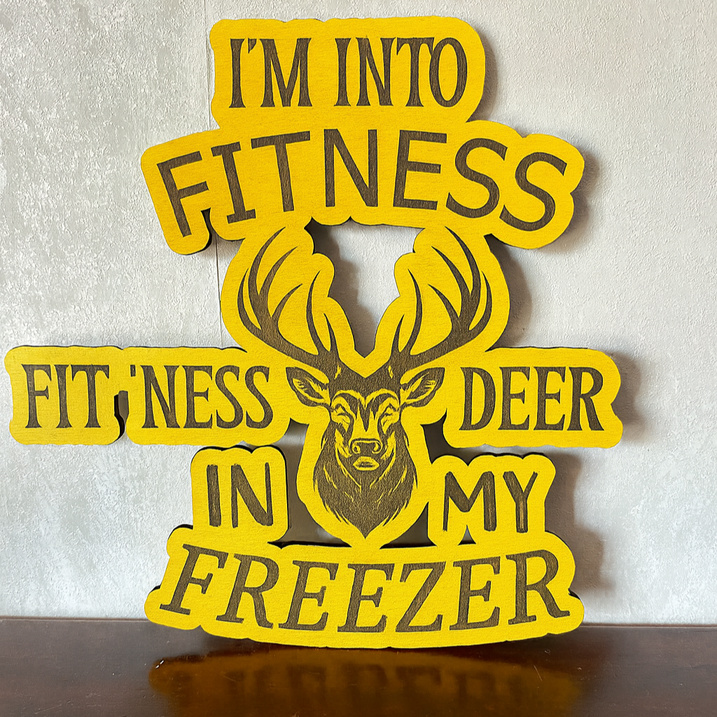 Deer in my Freezer - Laser Wood Designs