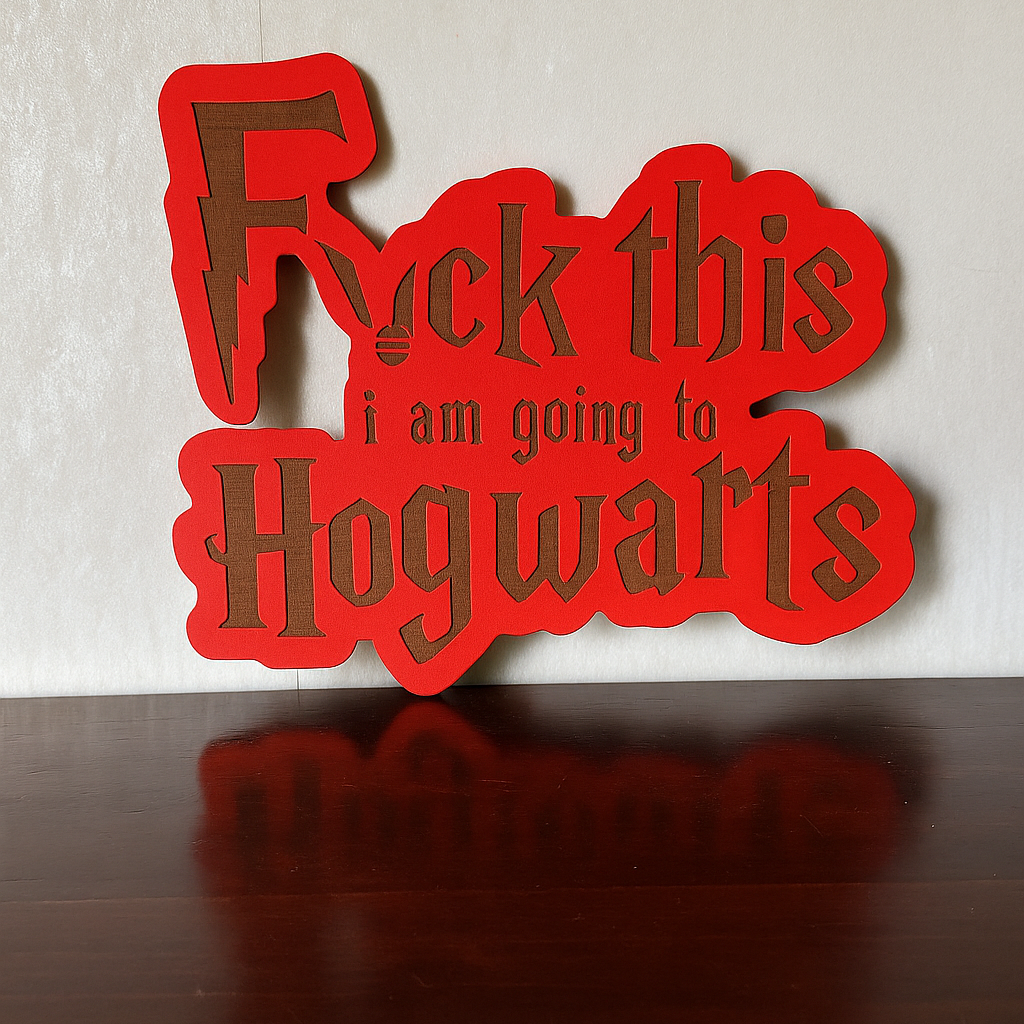 Hogwarts - Laser Wood Designs