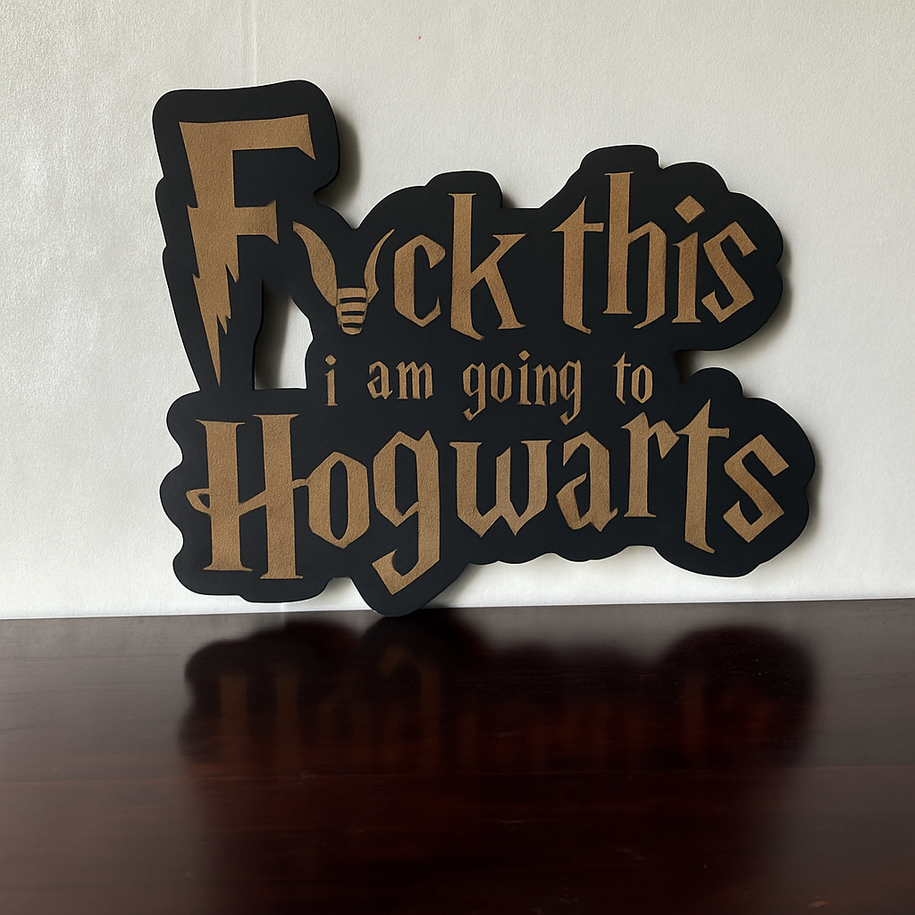 Hogwarts - Laser Wood Designs
