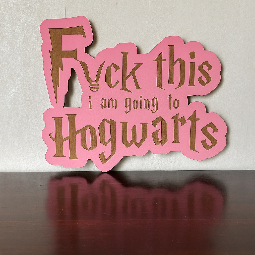 Hogwarts - Laser Wood Designs