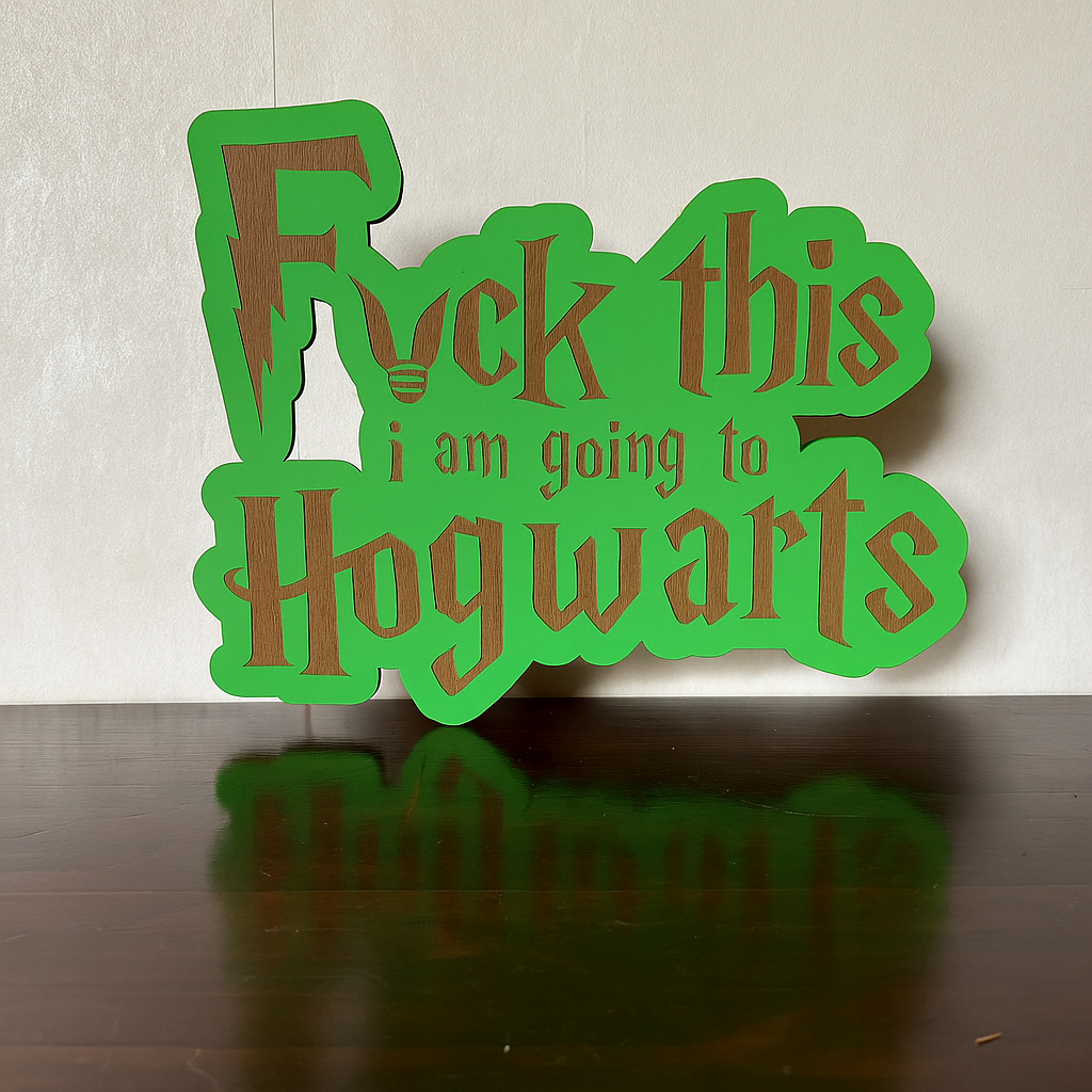 Hogwarts - Laser Wood Designs