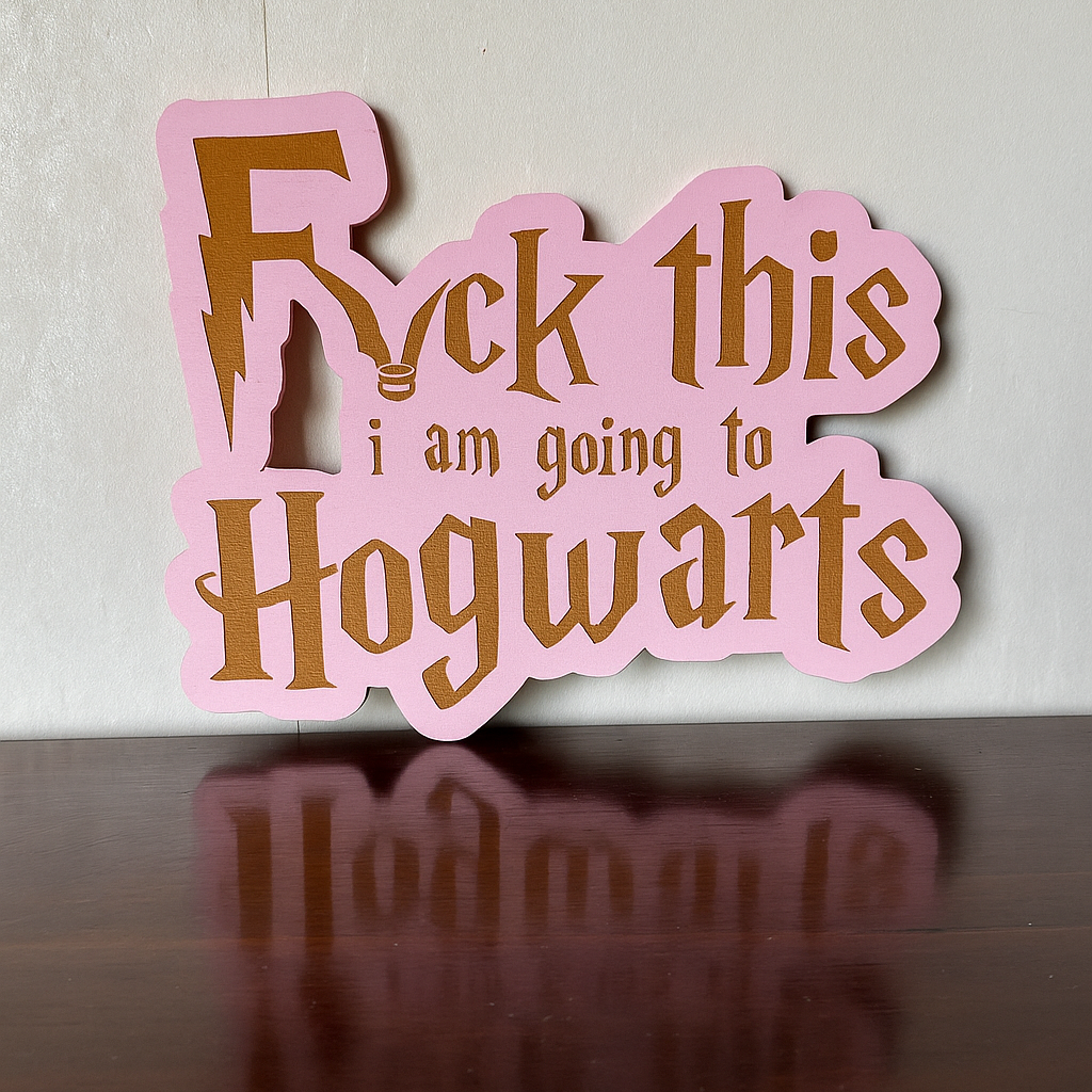 Hogwarts - Laser Wood Designs