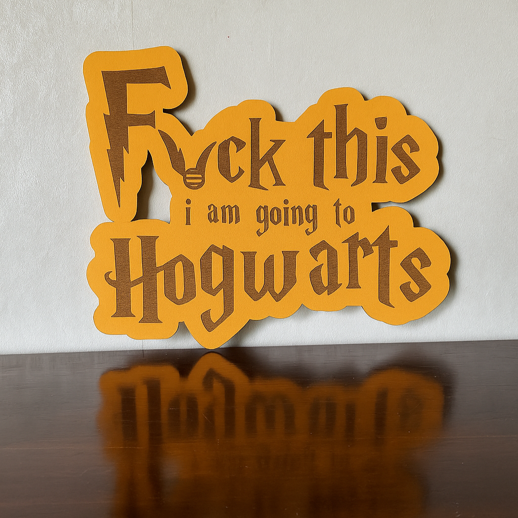 Hogwarts - Laser Wood Designs