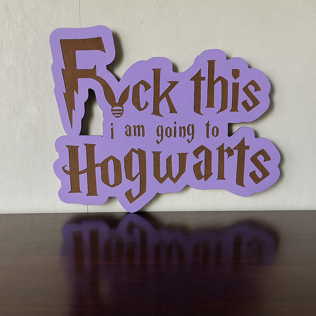 Hogwarts - Laser Wood Designs