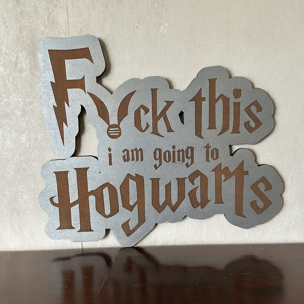 Hogwarts - Laser Wood Designs