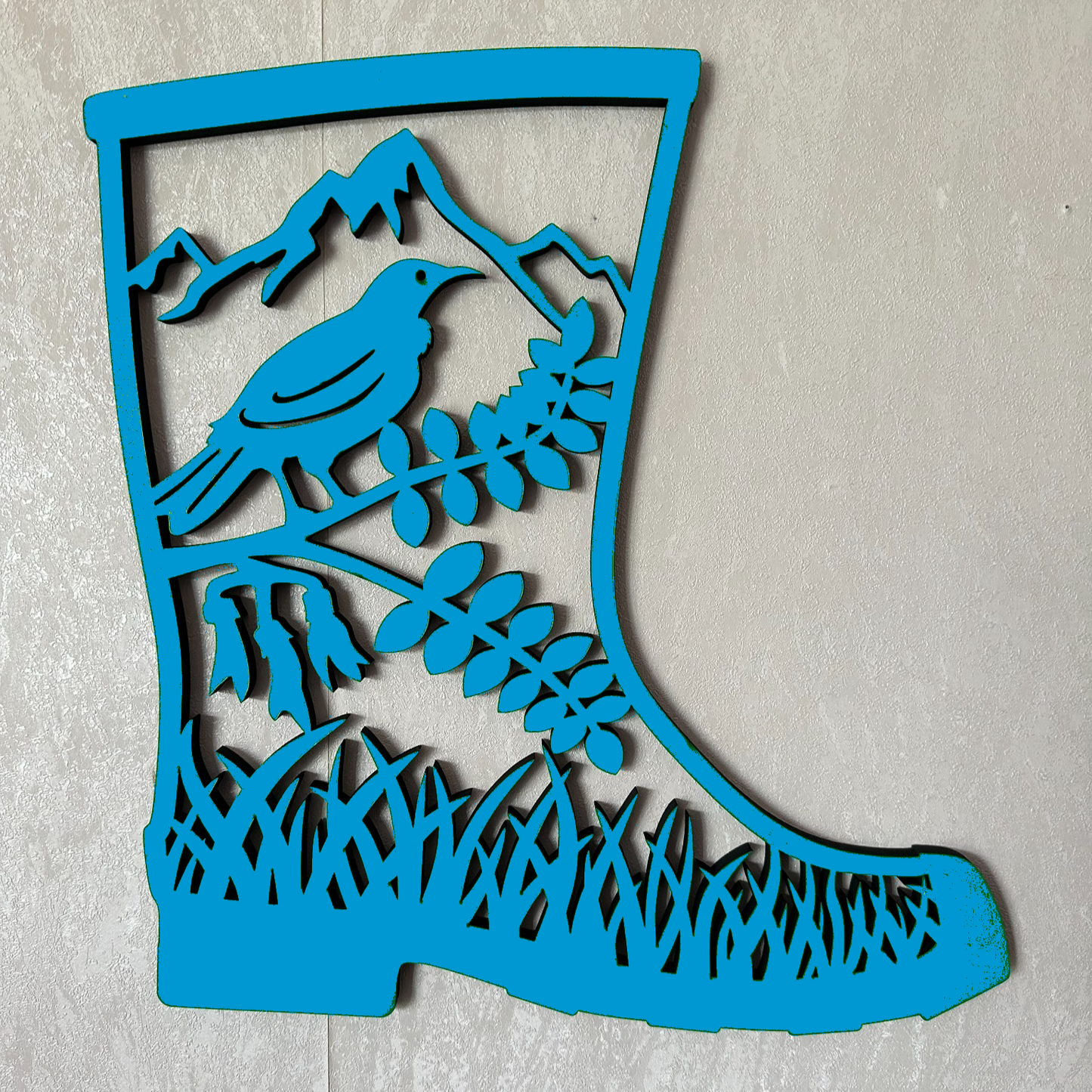 Gumboot Kiwiana - Laser Wood Designs