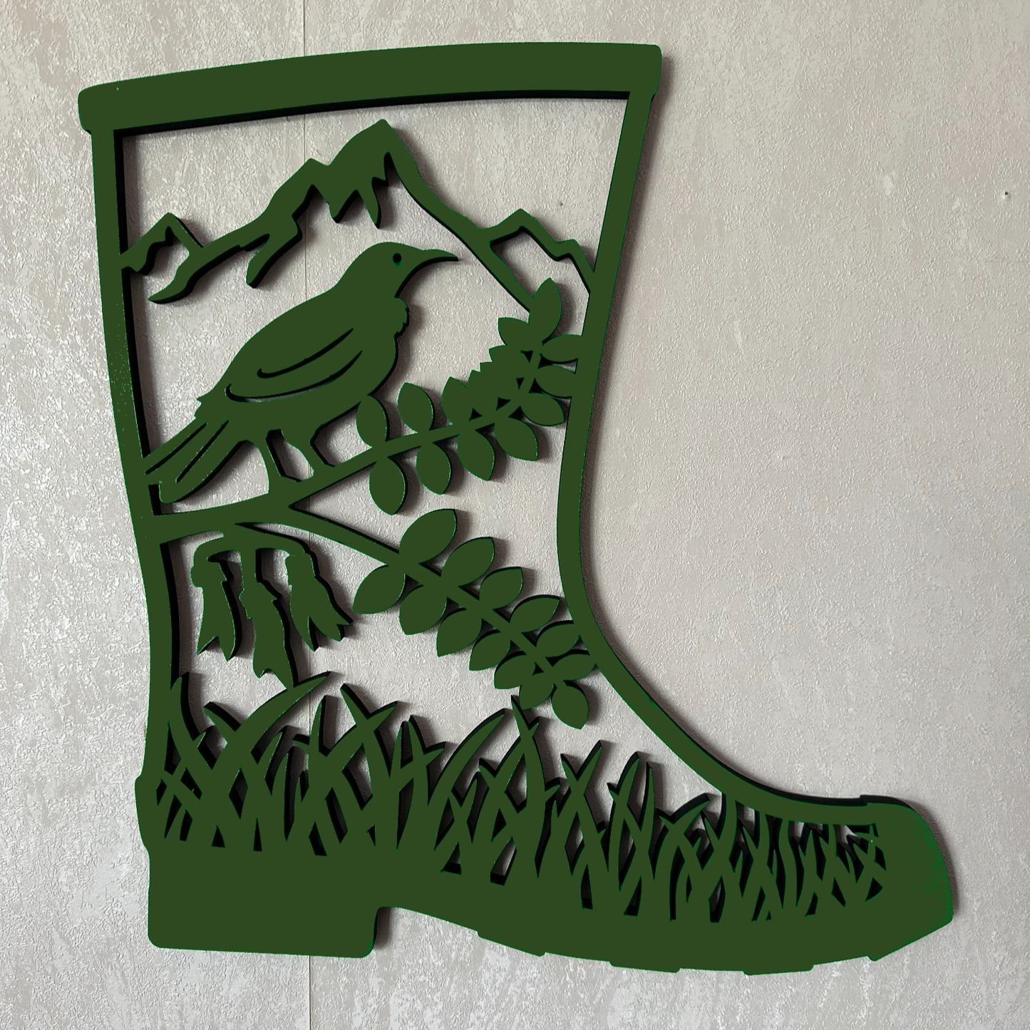 Gumboot Kiwiana - Laser Wood Designs