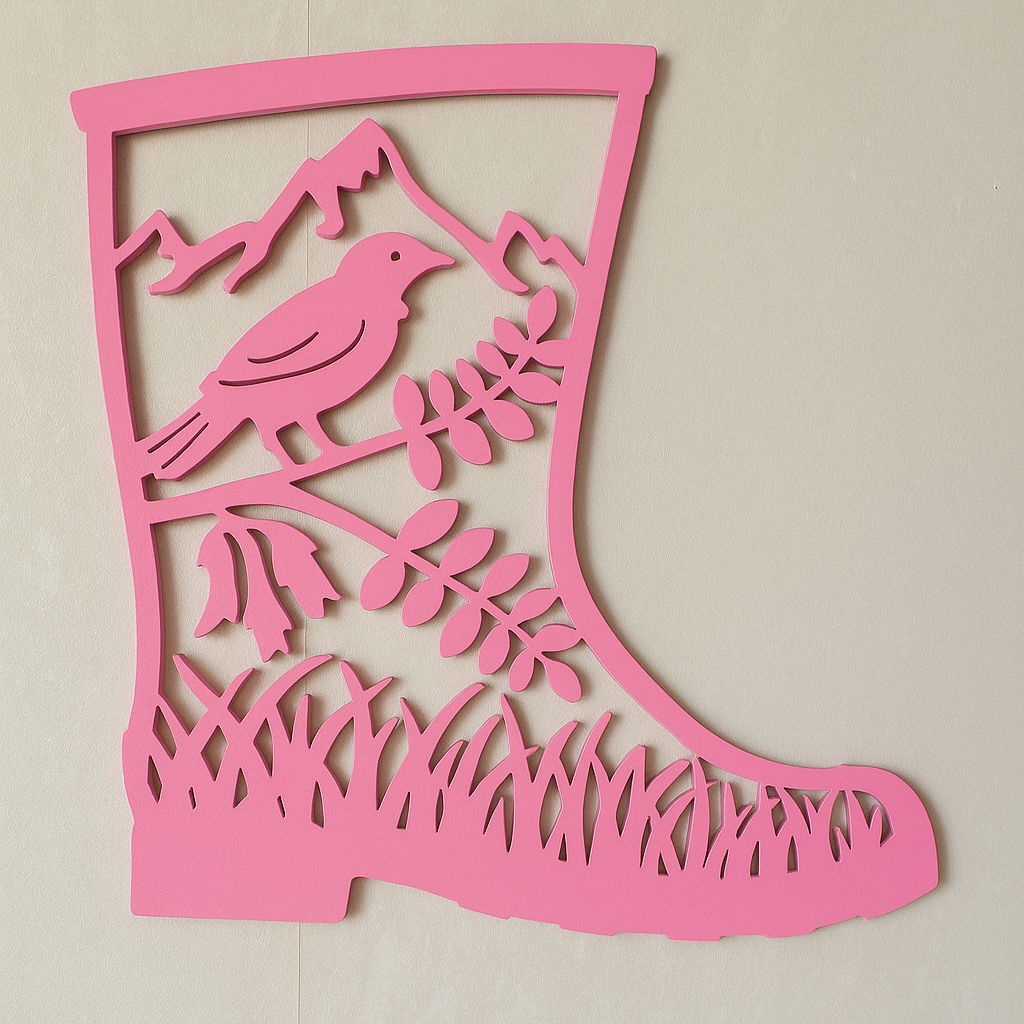 Gumboot Kiwiana - Laser Wood Designs