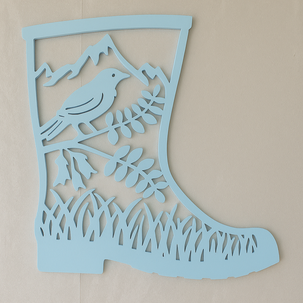 Gumboot Kiwiana - Laser Wood Designs
