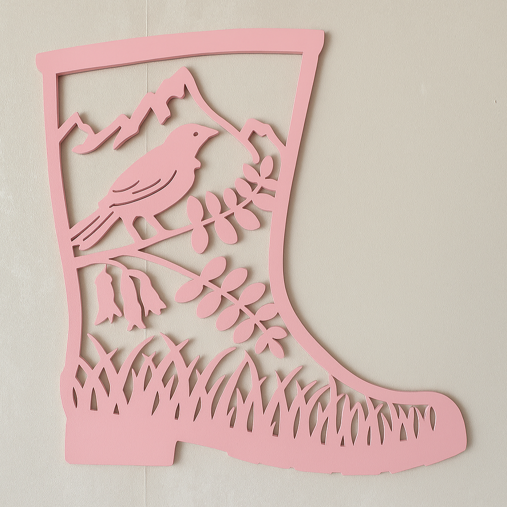 Gumboot Kiwiana - Laser Wood Designs